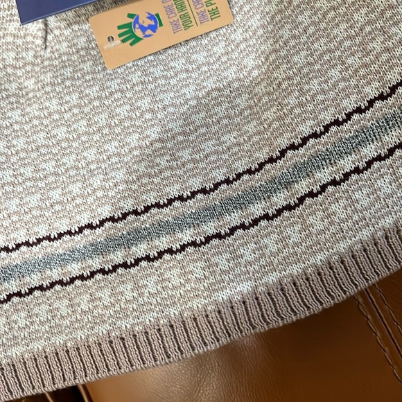 NWT ISOTONER Hat Beenie beige/creamy/silver - Picture 3 of 4